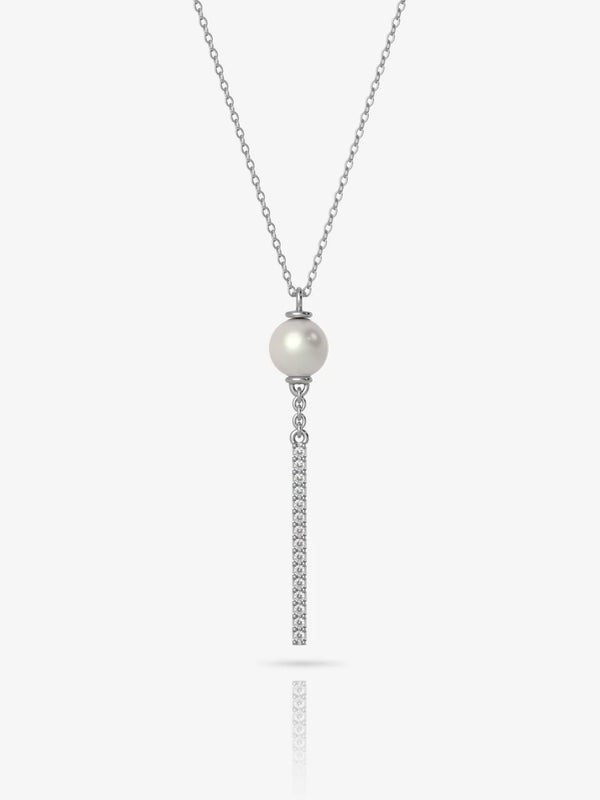 Fresh Water Pearl Y Pendant