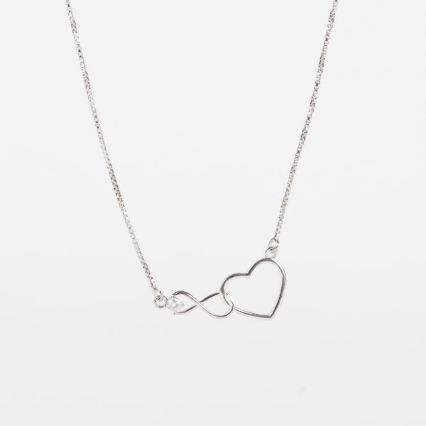 Infinity Heart Loop Pendant