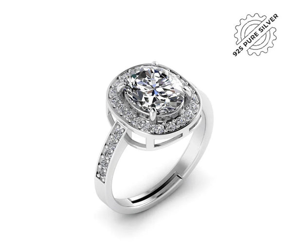 Oval Solitaire Ring