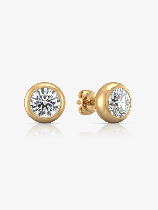 Timeless Solitaire Earrings