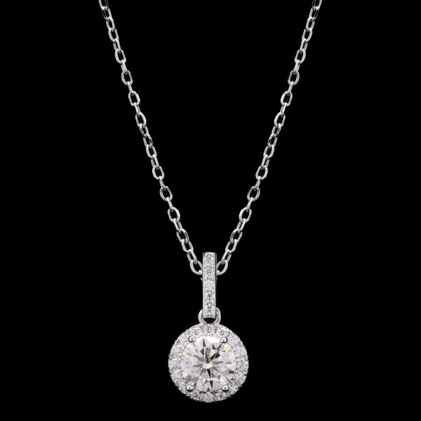 Solitaire Moissanite Pendant