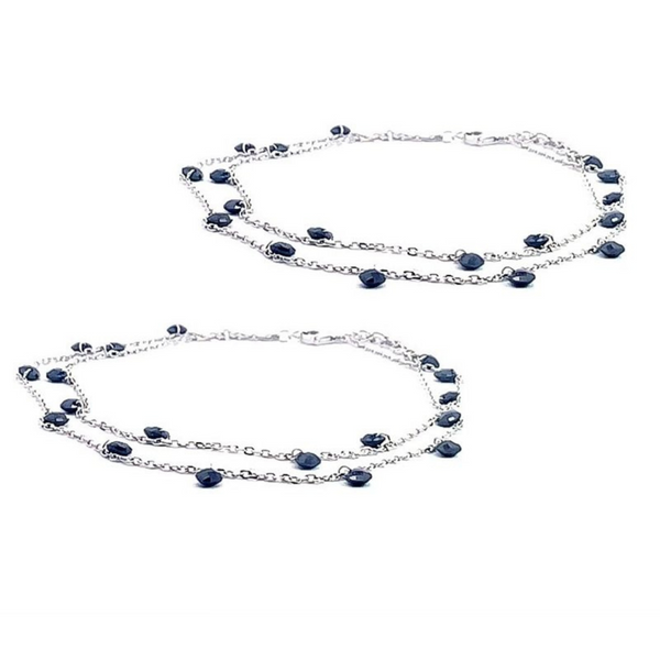 Blue Stone Anklet