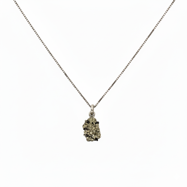 Pure 925 Silver Pyrite Pendant For Men & Women