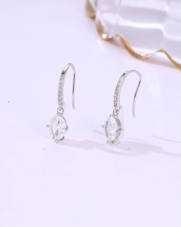 Pure 925 Silver Party Drop Earrings For Women