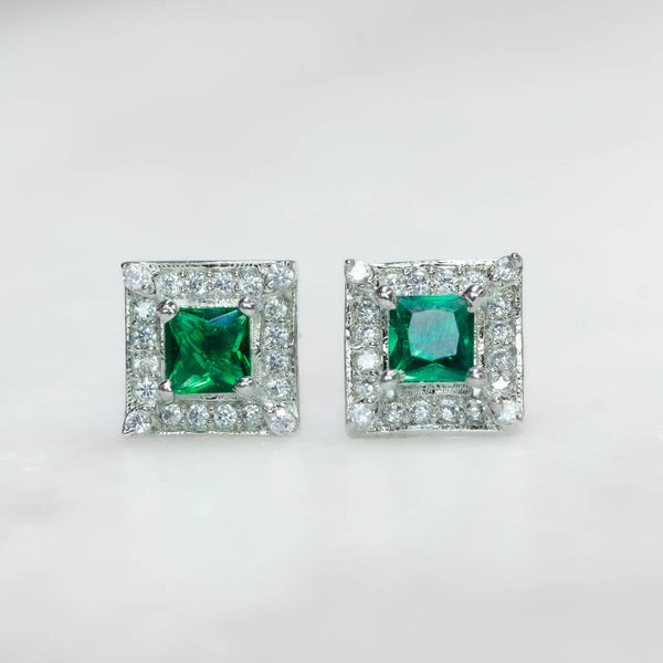 Amoura Green Earrings