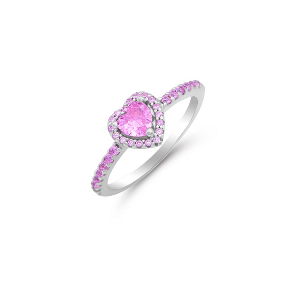 Pink Heart Ring