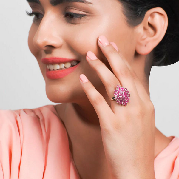 Pink Flower Ring