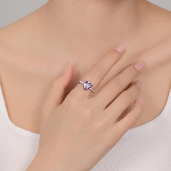 Purple Heart Ring