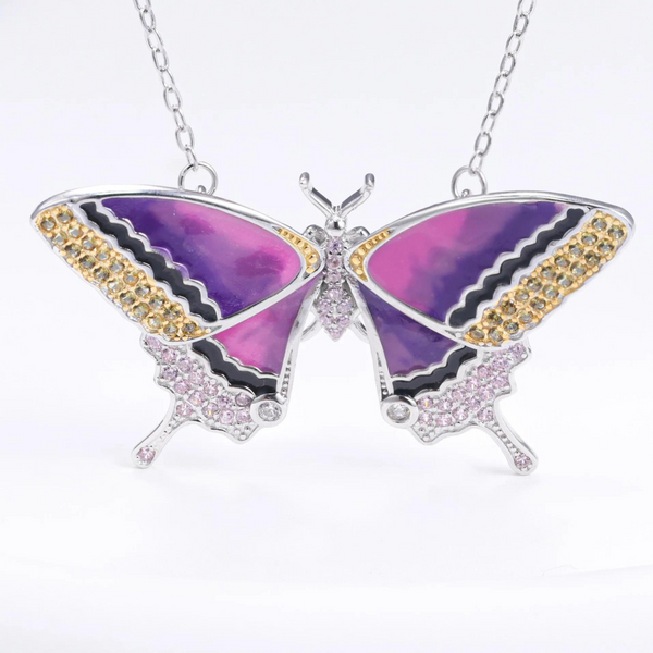 Colorful Butterfly Pendant