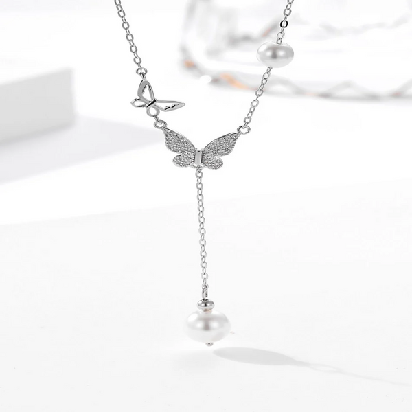 Pearl Butterfly Pendant