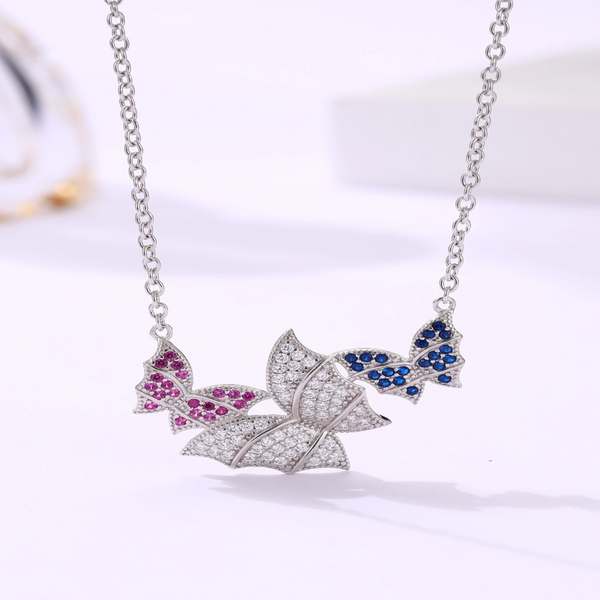 Three Butterfly Pendant